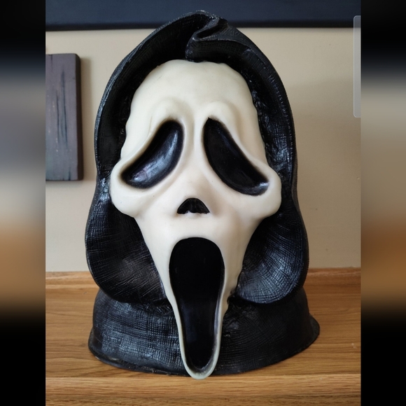 Vintage Scream Ghostface Fun World 1996 Latex Mask Bust Prop - Picture 2 of 7